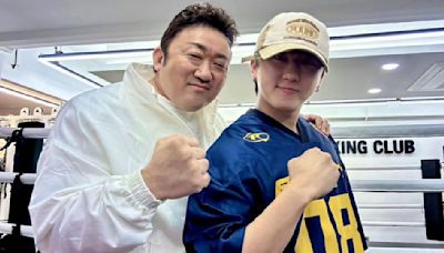 ‘Do we look alike?': Stray Kids’ Changbin poses with Ma Dong Seok; recreates group greeting with Bang Chan