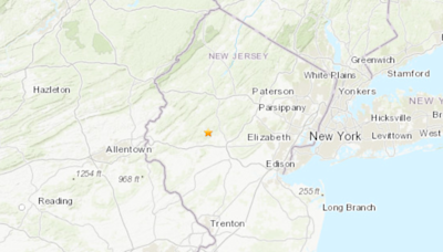 Earthquake rattles New Jersey: USGS