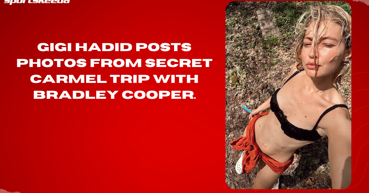Gigi Hadid posts photos from secret Carmel trip with Bradley Cooper.