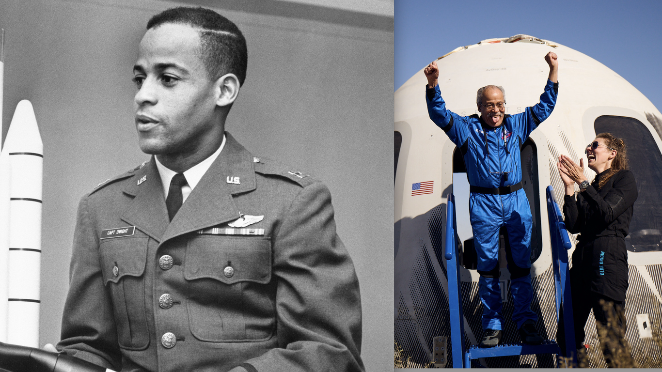 First Black astronaut candidate in U.S. finally goes to space at 90