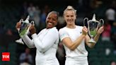 Taylor Townsend and Katerina Siniakova crowned Wimbledon women's doubles champions | Tennis News - Times of India