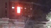Vídeo: Lençol térmico causa fogo em apartamento no bairro Independência em Porto Alegre