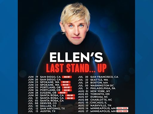 Ellen DeGeneres will make her 'Last Stand...Up' in Austin