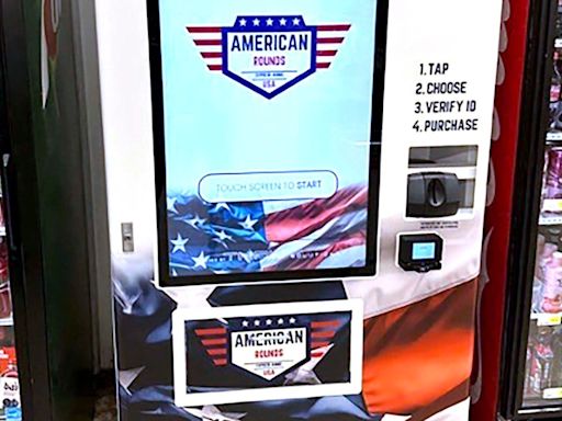 Grocery stores in three U.S. states are selling ammo via vending machines