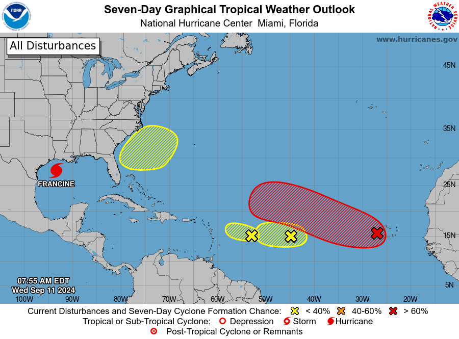 Latest in tropics? 2 new systems pop up, including one off Florida coast. What's Polk County's forecast?