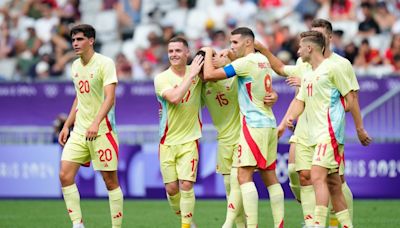 JJOO: la selección española de fútbol masculina vence a República Dominicana y pasa a cuartos