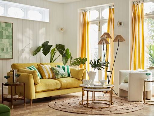 Go for gold in your home decor by using pops of yellow