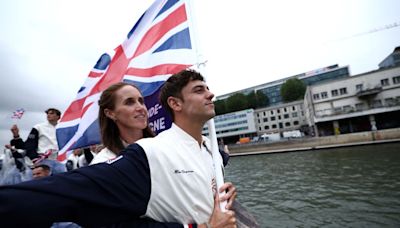 Olympics 2024 opening ceremony LIVE: Tom Daley and Helen Glover fly Team GB flag as heavy rain hits Paris