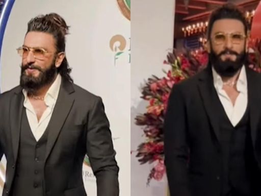 Ranveer Singh beams with joy, attends first event after becoming father