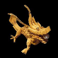 3d Scanner Image: 3d Origami Dragon