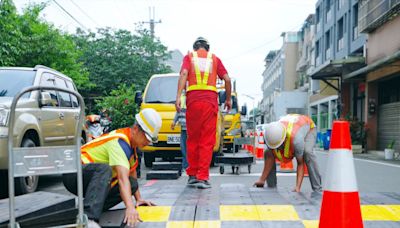 桃園新型「組合式減速平台」平均降速三成 吸引外縣市前來取經