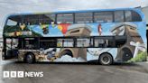 Bristol bus transformed by Upfest street artist