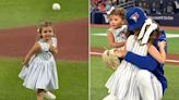 Toronto Blue Jays' Kevin Gausman's Daughter, 4, Throws Out First Pitch to Dad in Adorable Moment