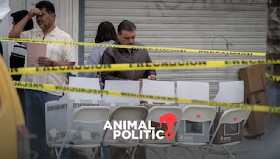 Robo de boletas, balaceras y quema de una casilla, los incidentes durante la jornada electoral