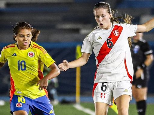 Perú vs Colombia Sub 20 0-1: gol y resumen de la derrota ‘blanquirroja’ por Sudamericano Femenino 2024