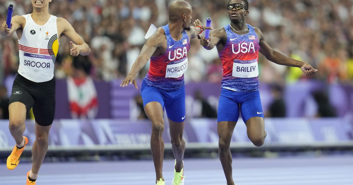 Atlanta’s Christopher Bailey starts U.S. gold-medal run in 400-meter relay