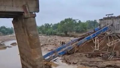 WATCH: Portion Of Under-construction Bridge Breaks In Jharkhand