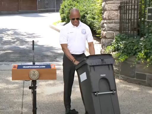 ‘New York learning about trash cans in 2024 is an insane flex’: Eric Adams trolled over wheelie bins ‘trash revolution’