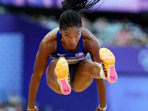 Paris Olympics: Tara Davis-Woodhall wins gold for Team USA in women’s long jump