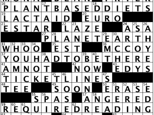 Off the Grid: Sally breaks down USA TODAY's crossword, I Just Can't Explain It (Freestyle)