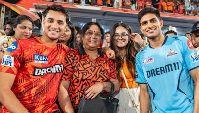 Video: GT Skipper Shubman Gill Meets SRH Star Batter Abhishek Sharma's Family After IPL 2024 Clash Gets Called...