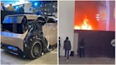 Chinese electric vehicle catches fire during Guangzhou Auto Show