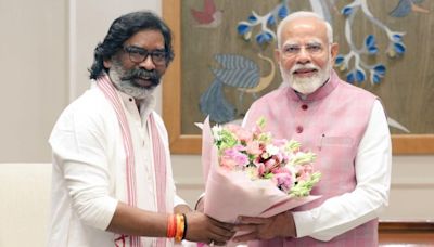 Jharkhand Chief Minister Hemant Soren meets PM Modi in Delhi