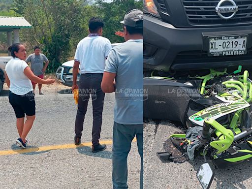 Se accidentan alumnos al salir de la escuela