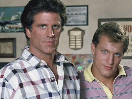 Woody Harrelson pranked Ted Danson with a naked photo at the 'Cheers' wrap party