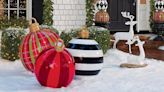 How to Make Large Outdoor Christmas Ornaments for Your Lawn