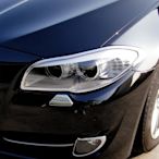 現貨熱銷-易車汽配 BMW F10 F11 2010~16 520 523 528 530 535 改裝 鍍鉻銀車燈框