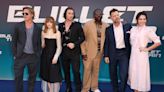 Brad Pitt Has Fun in Paris with Bullet Train Pals Joey King, Aaron Taylor-Johnson, Brian Tyree Henry