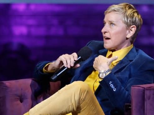 Ellen DeGeneres jokes she was ‘kicked out’ of showbiz for being ‘mean’