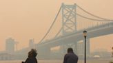 Wildfire smoke is brewing in Canada, and some of that may make a return visit to Philly this summer