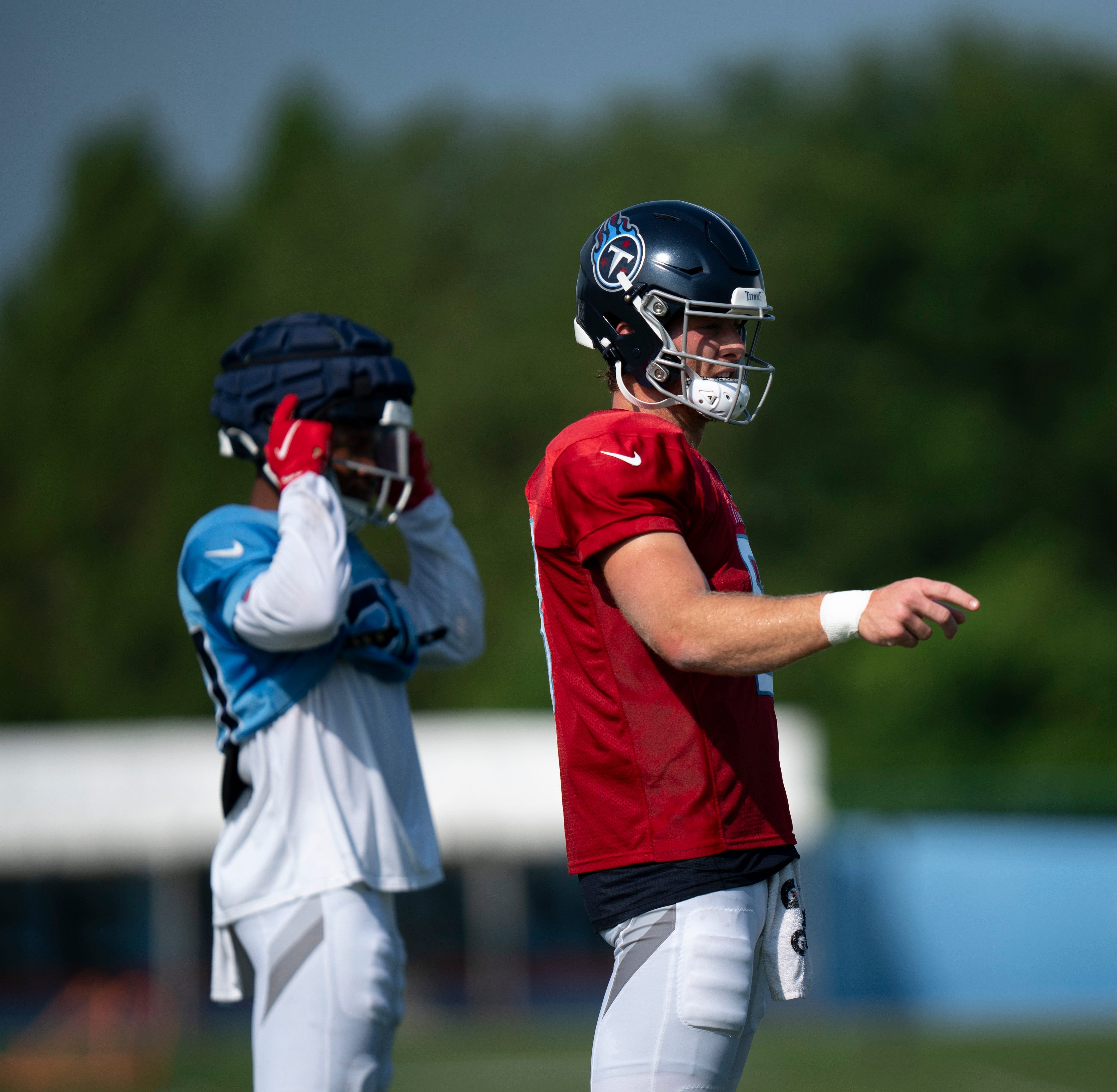 WATCH: Titans' QB Will Levis connects with Nick Westbrook-Ikhine on deep ball