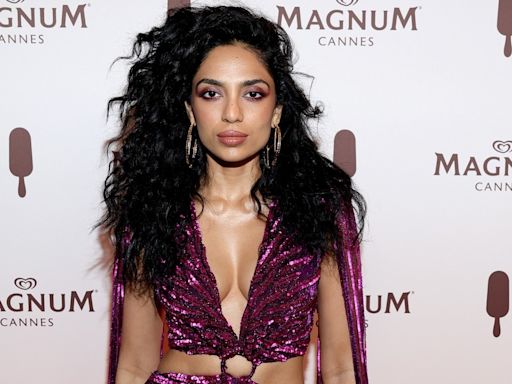 Cannes 2024: Sobhita Dhulipala shimmers and shines in plum cordelia jumpsuit