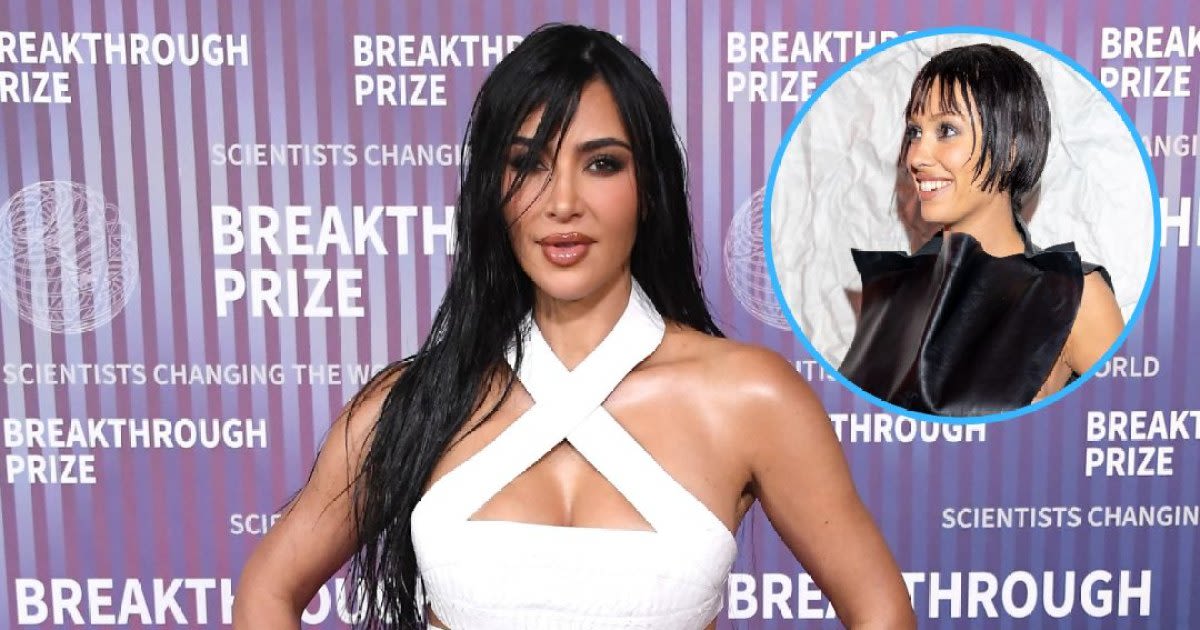 Kim Kardashian Channels Bianca Censori With Short Pink Hair