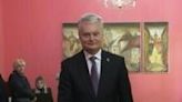Lithuanian President Nauseda casts vote in presidential election