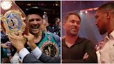 What Anthony Joshua said to Eddie Hearn immediately after Fury vs Usyk revealed