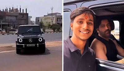 ‘Thala Is An Emotion:’ MS Dhoni Pulls Up His G-Wagon To Take Selfie With Fan - News18