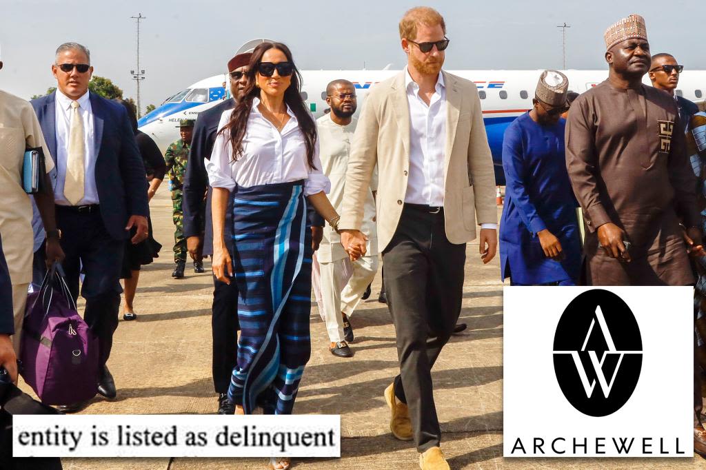 Prince Harry and Meghan Markle’s foundation can’t raise money after California AG finds charity is ‘delinquent’