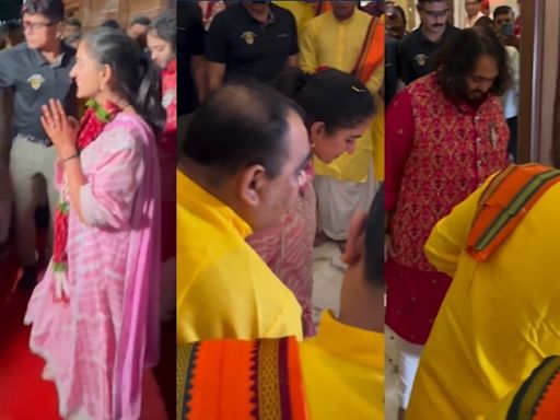 Nita Ambani’s ‘Choti Bahu’ Radhika Merchant Receives Grand Griha Pravesh in Jamnagar, Anant Ambani Gets Emotional – Watch