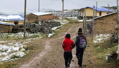 Arequipa: colegios tendrán nuevo horario de ingreso ante intenso frío que se registra en la región