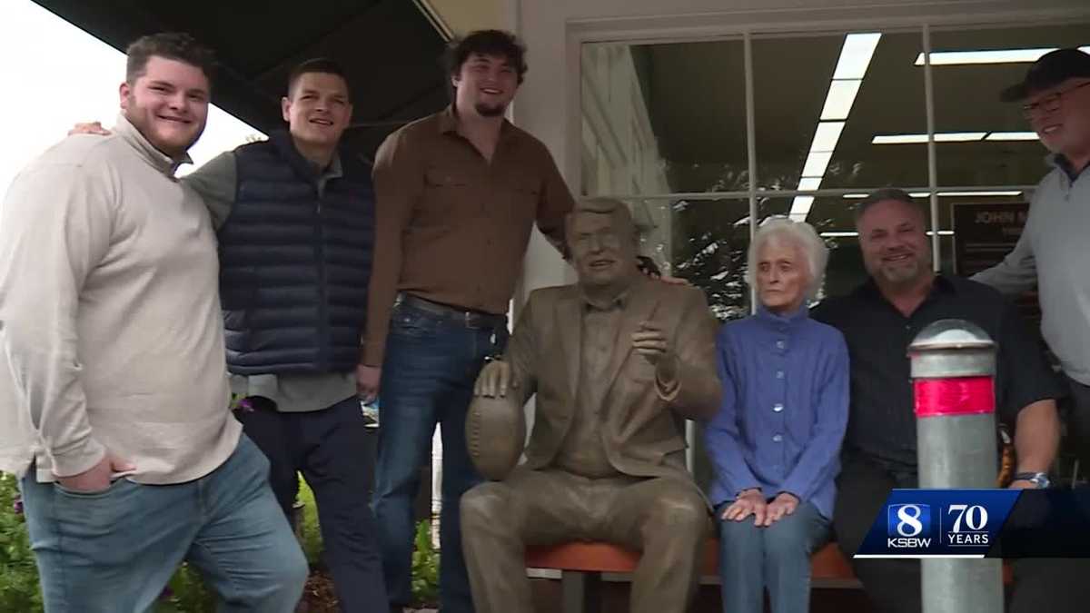 John Madden statue unveiling in Carmel-By-The-Sea