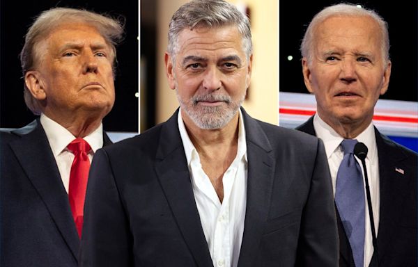 Trump tells ‘fake movie actor’ George Clooney to ‘get out of politics’ after he urged Biden to step aside