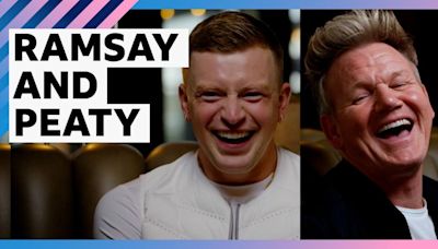 Adam Peaty: Team GB swimmer chats to Gordon Ramsay before Paris 2024