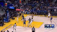 Stephen Curry with an assist vs the Indiana Pacers