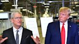 Trump called Tim Cook a 'very good businessman' and described a private meeting between the 2 when he was president