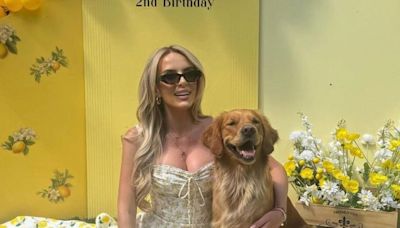 Inside Faye Winter's extravagant summer solstice-themed 2nd birthday party for beloved dog Bonnie