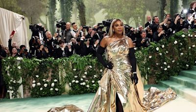 Serena Williams Stays Winning in a Gilded Gown at the 2024 Met Gala